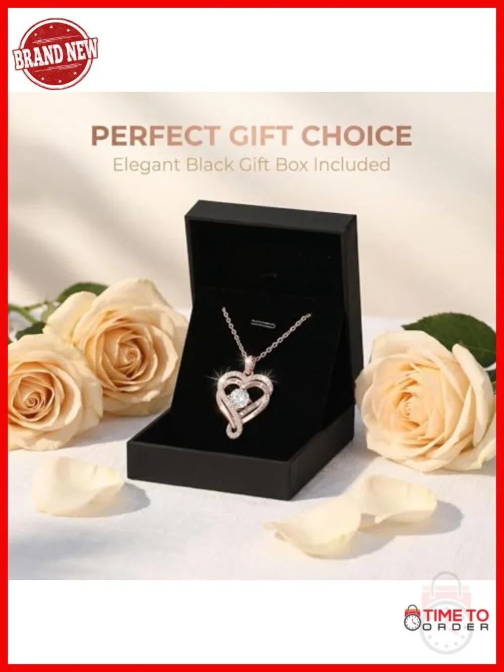 S925 Sterling Silver Infinity Heart Pendant Necklace